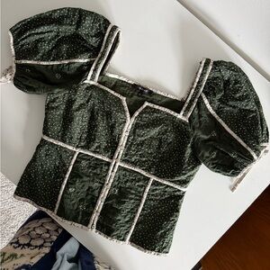 Madewell Puff Sleeve Blouse, Women’s Size 4